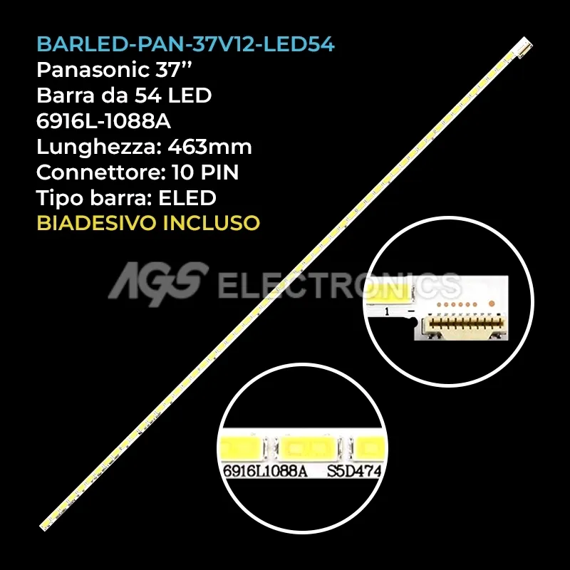 kit 1 barre LED retroilluminazione per LG 37 pollici pannello M4